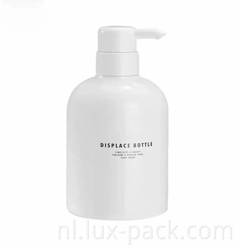 Hot Sale aangepaste witte plastic 500 ml vloeibare zeepfles